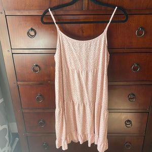 Pink Rose Slip-Style Dress